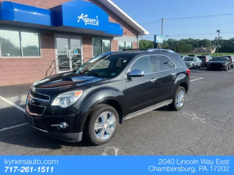 Black 2012 Chevrolet Equinox LTZ for sale in Chambersburg, PA