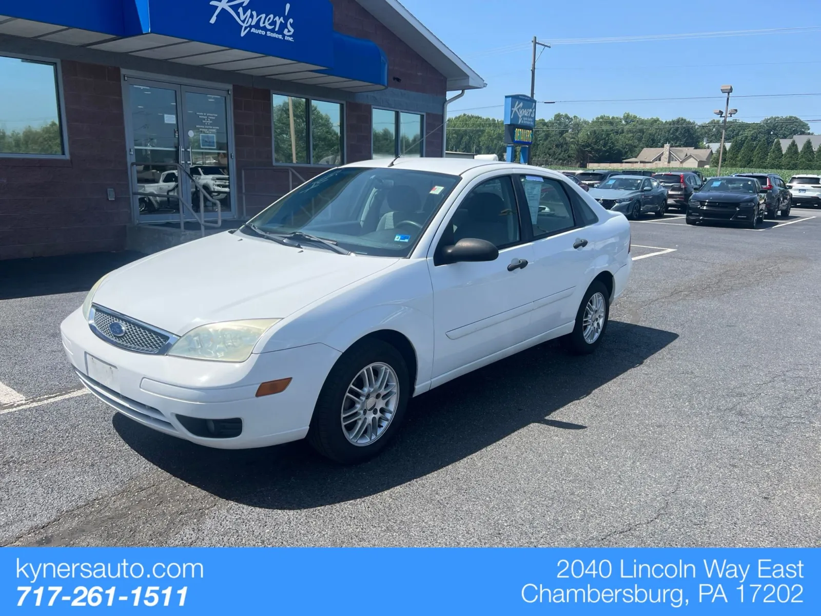 White 2007 Ford Focus SE for sale in Chambersburg, PA
