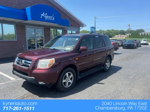 Red 2007 Honda Pilot EX-L for sale in Chambersburg, PA