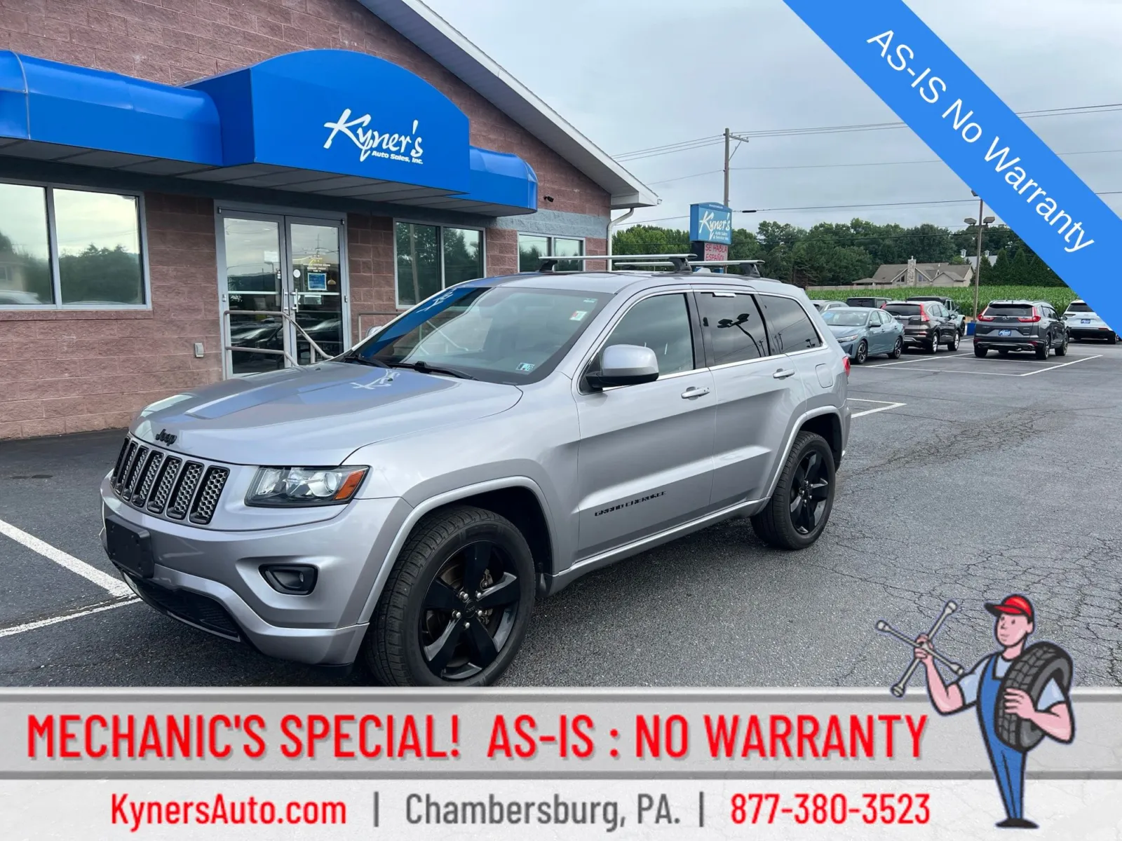 Silver 2014 Jeep Grand Cherokee Altitude for sale in Chambersburg, PA