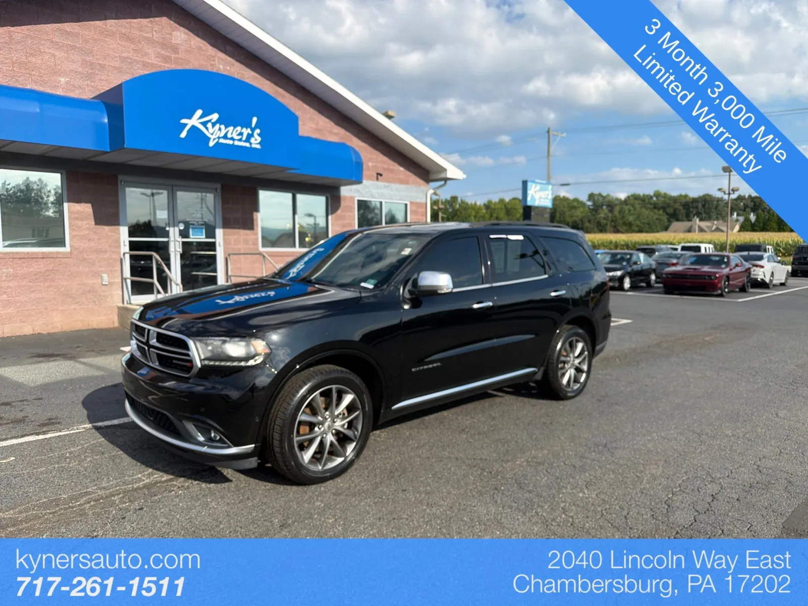 Black 2020 Dodge Durango Citadel for sale in Chambersburg, PA