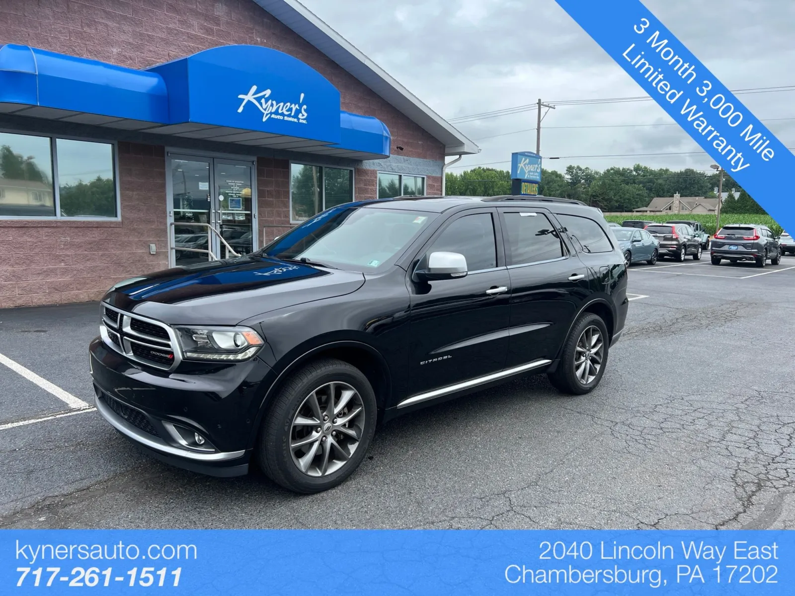 Black 2020 Dodge Durango Citadel for sale in Chambersburg, PA