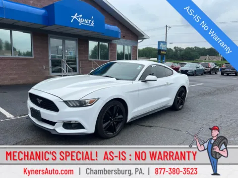 White 2016 Ford Mustang EcoBoost for sale in Chambersburg, PA