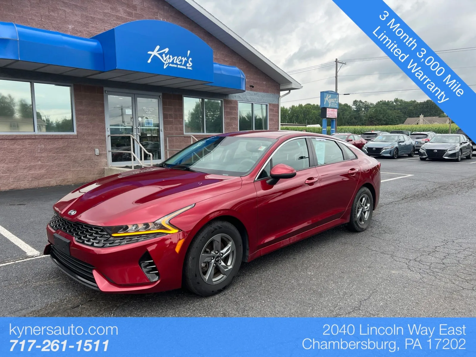 Red 2021 Kia K5 LXS for sale in Chambersburg, PA