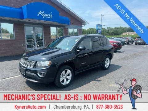 Black 2015 Jeep Compass Latitude for sale in Chambersburg, PA