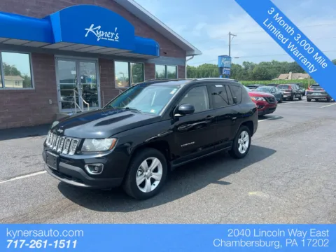 Black 2015 Jeep Compass Latitude for sale in Chambersburg, PA
