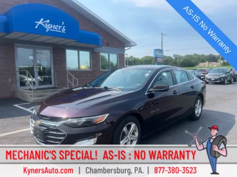 Black 2020 Chevrolet Malibu LS for sale in Chambersburg, PA