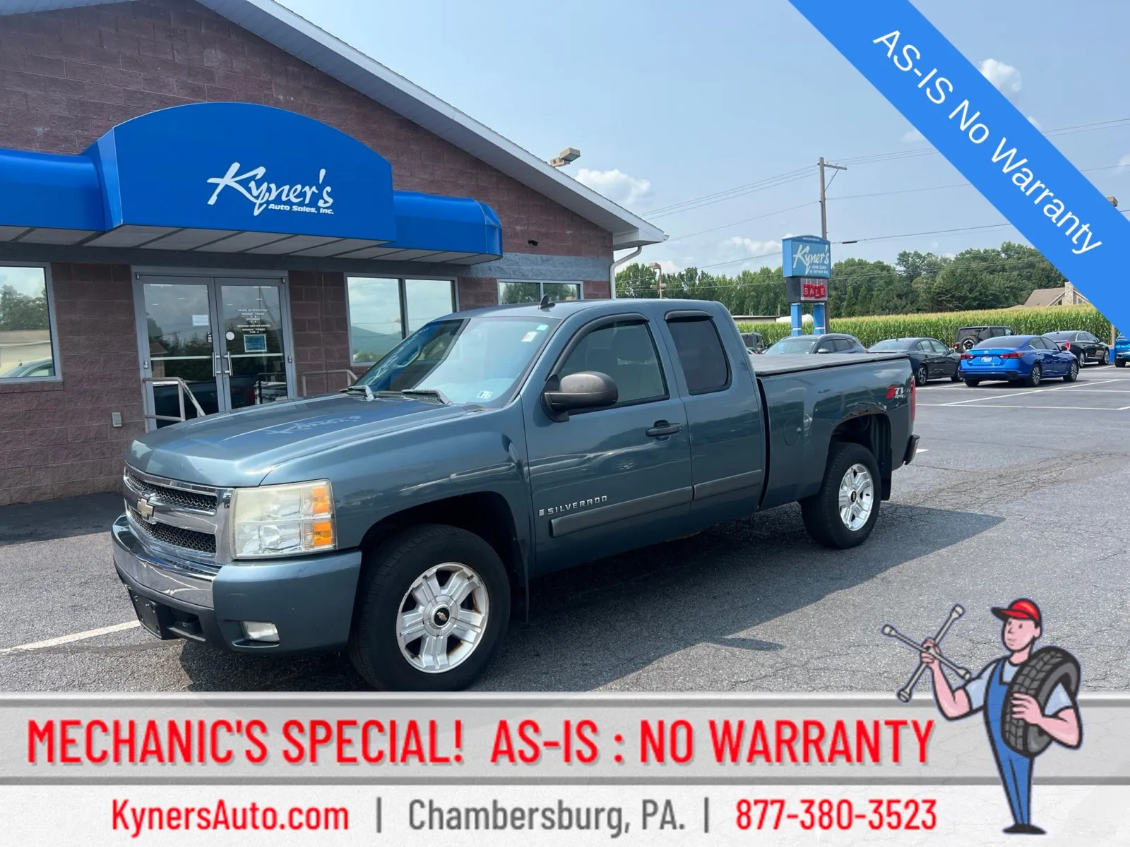 Gray 2008 Chevrolet Silverado 1500 LT for sale in Chambersburg, PA