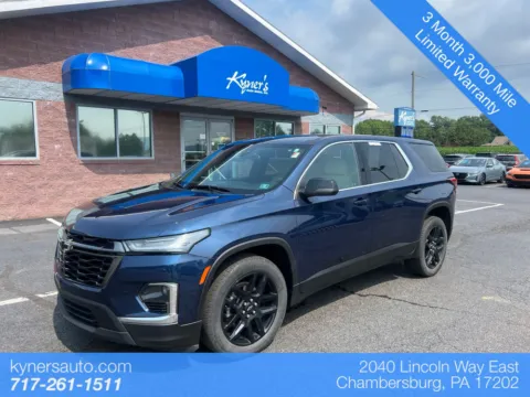 Blue 2022 Chevrolet Traverse LS for sale in Chambersburg, PA