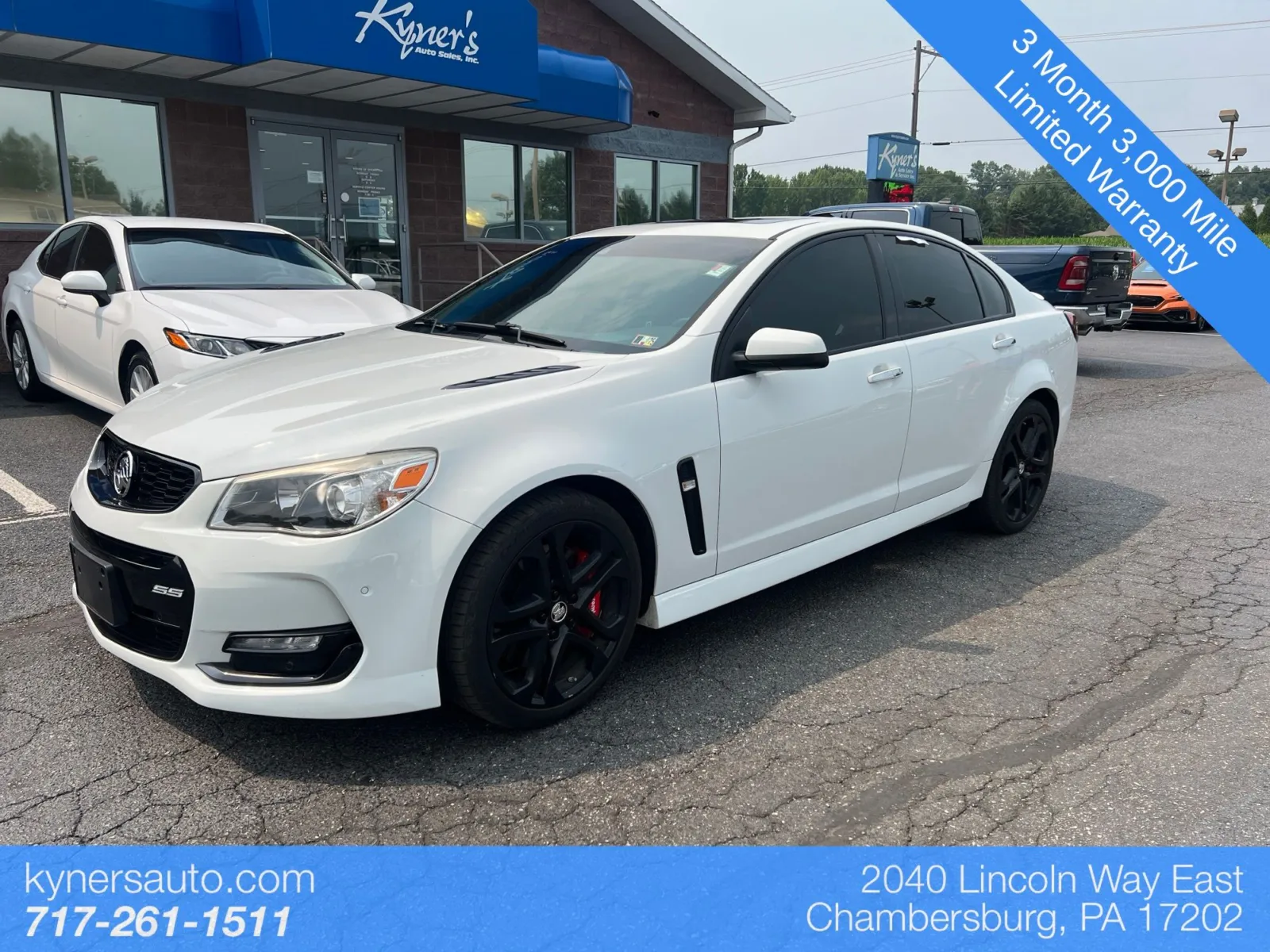 White 2017 Chevrolet SS for sale in Chambersburg, PA