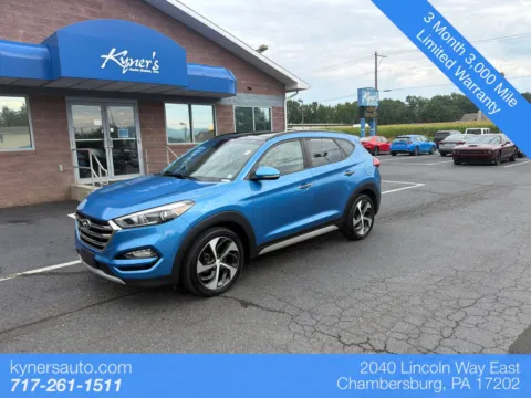 Blue 2018 Hyundai Tucson Limited for sale in Chambersburg, PA