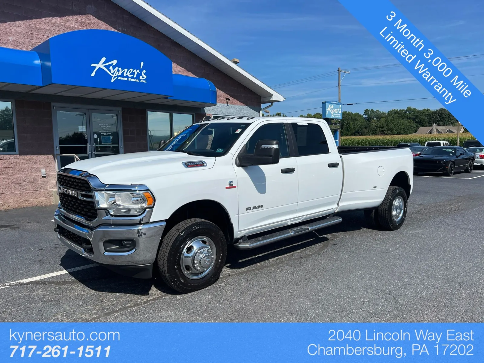 White 2024 Ram 3500 Big Horn for sale in Chambersburg, PA