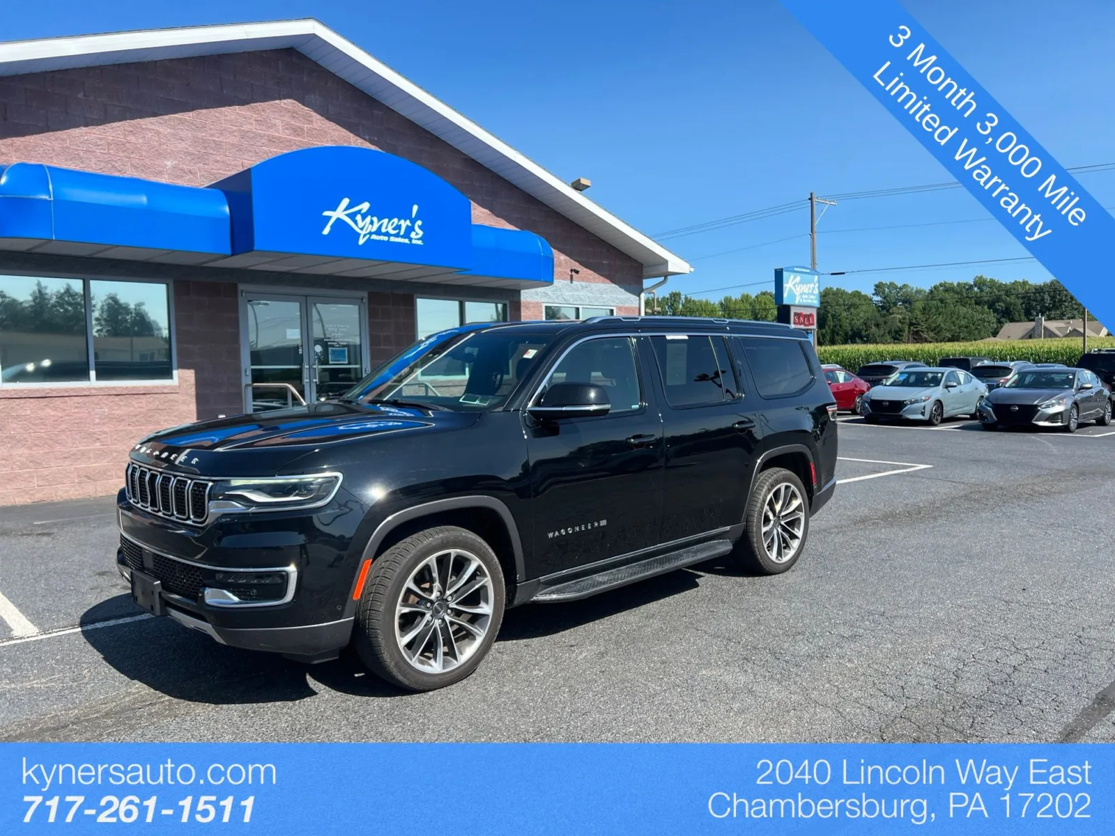 Black 2022 Jeep Wagoneer Series II for sale in Chambersburg, PA