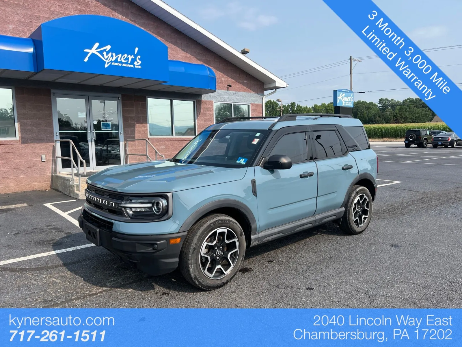 Blue 2021 Ford Bronco Sport Big Bend for sale in Chambersburg, PA