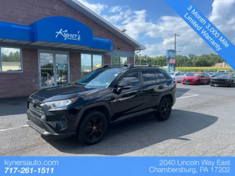 Black 2021 Toyota RAV4 XLE for sale in Chambersburg, PA