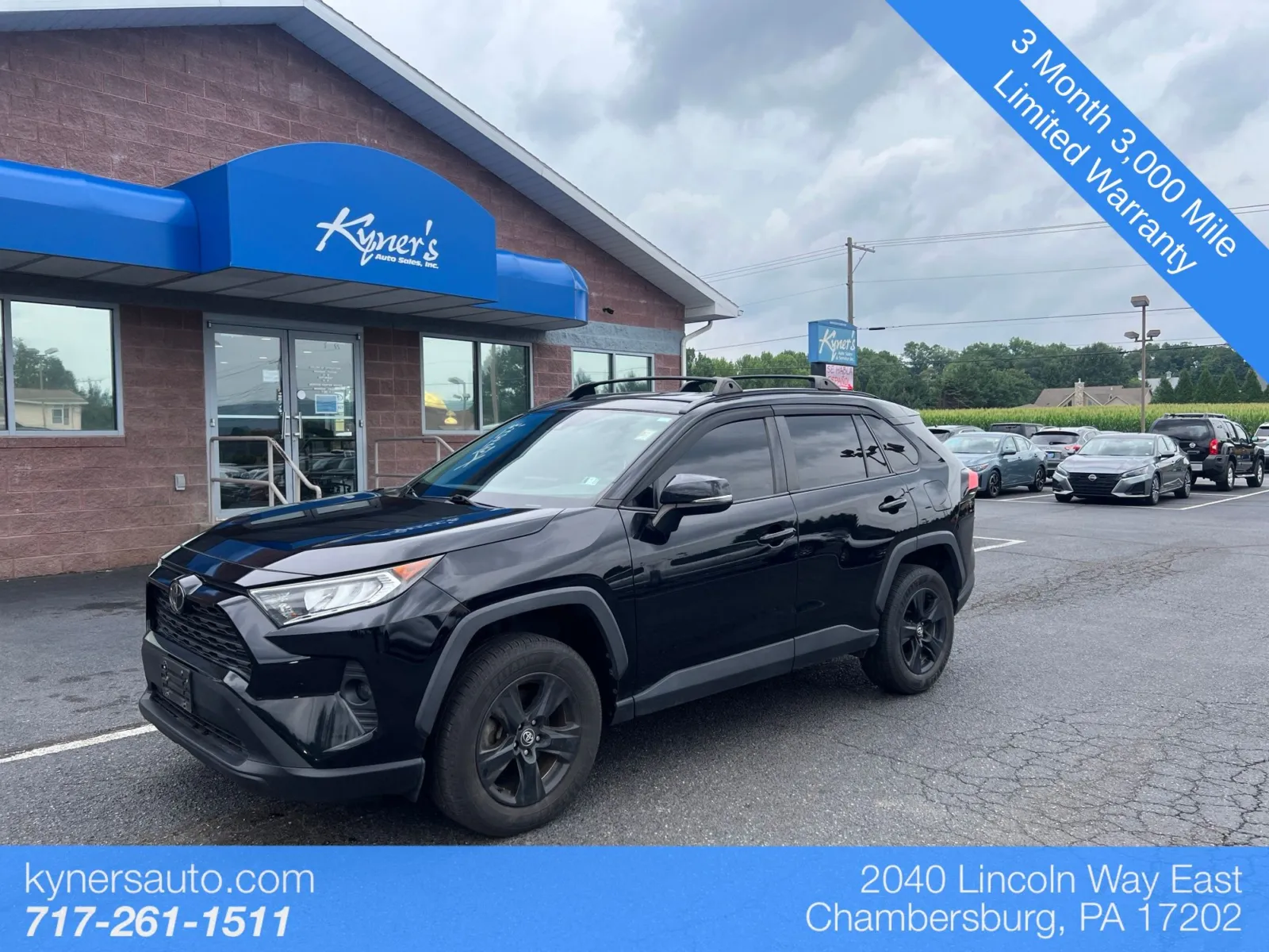 Black 2021 Toyota RAV4 XLE for sale in Chambersburg, PA