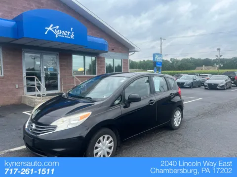 Black 2014 Nissan Versa Note SV for sale in Chambersburg, PA