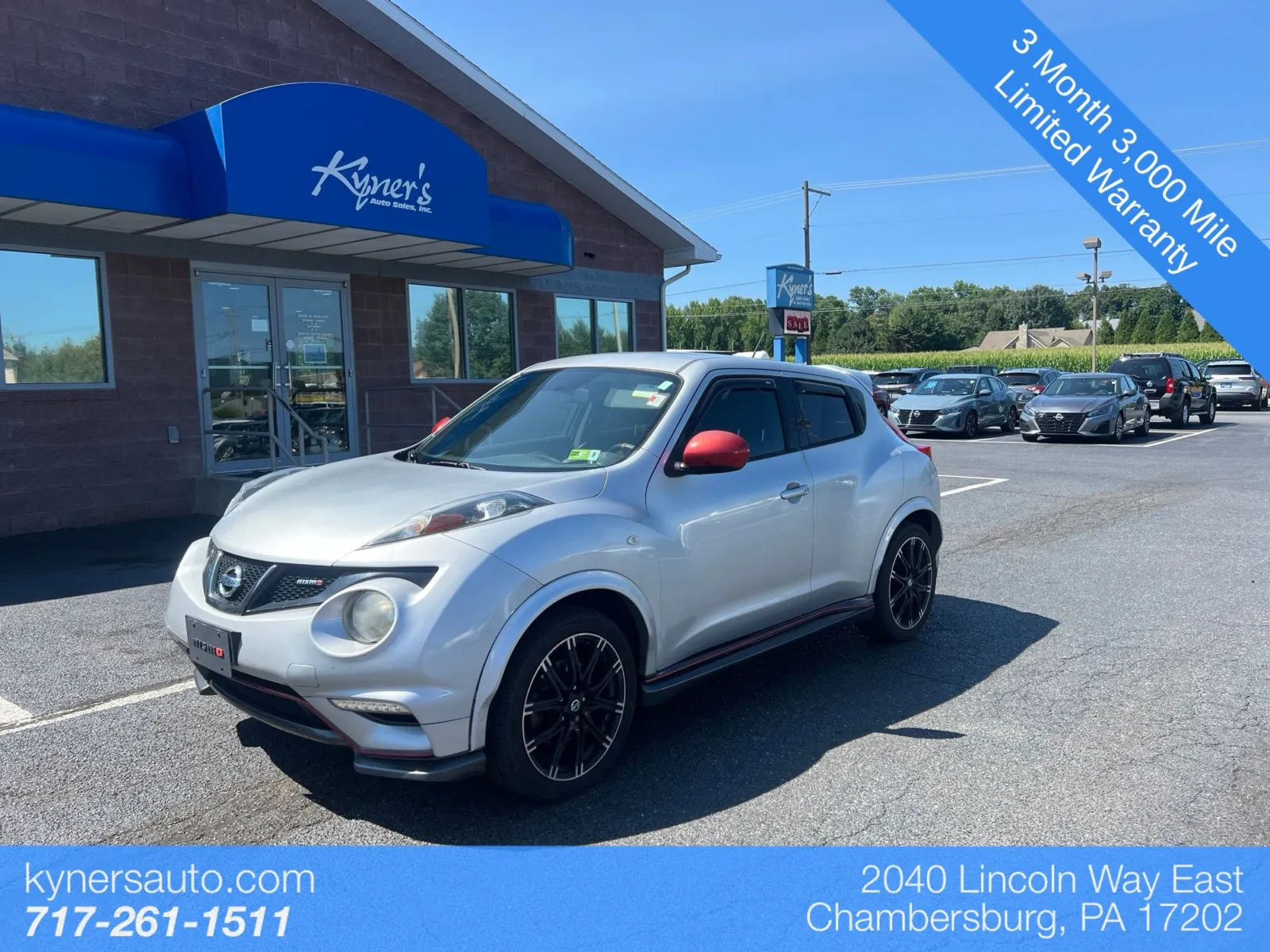 Silver 2013 Nissan Juke NISMO for sale in Chambersburg, PA