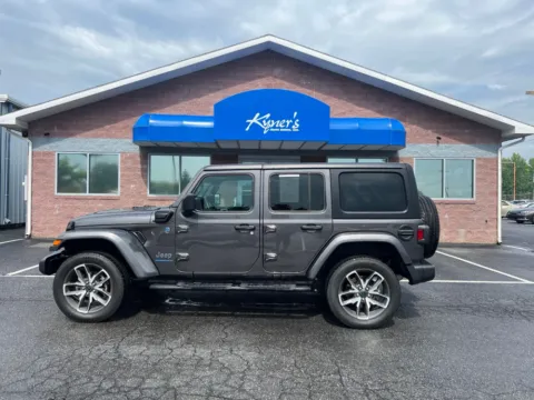 Photos of 2024 Jeep Wrangler Sport S 4xe for sale in Chambersburg, PA at Kyner's Auto Sales, Inc.