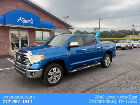 Blue 2016 Toyota Tundra 1794 for sale in Chambersburg, PA