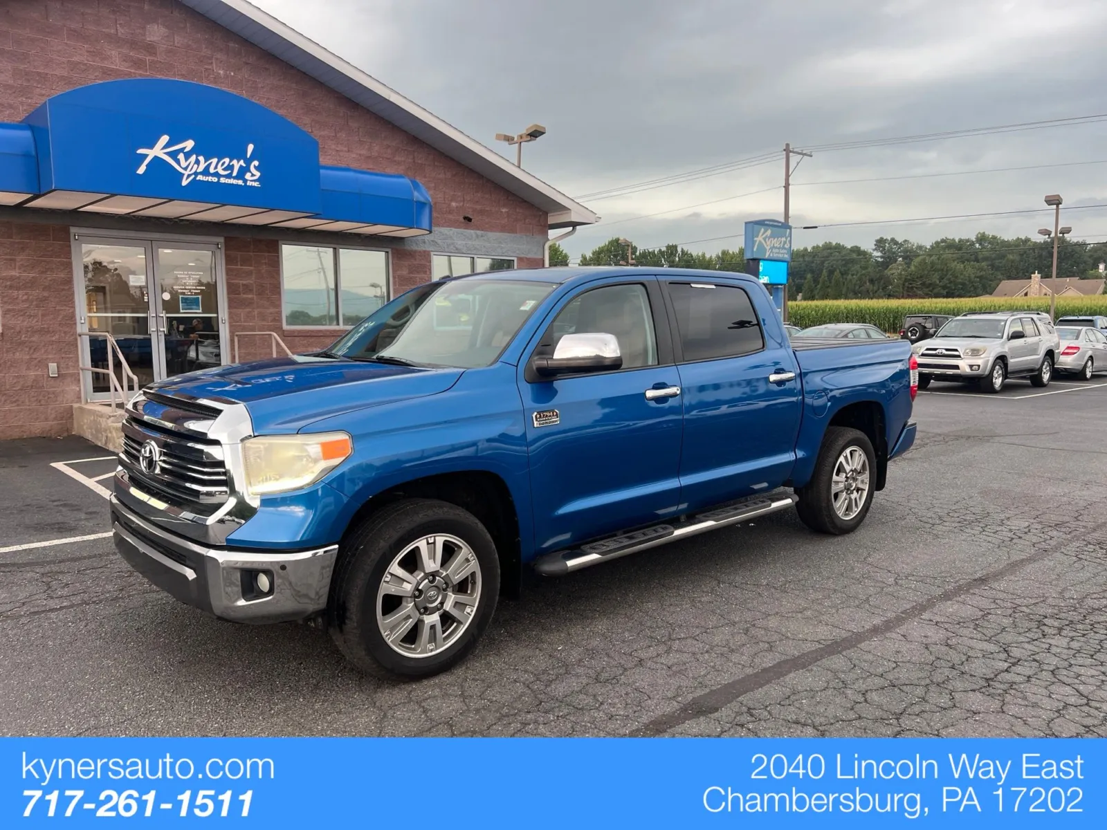 Blue 2016 Toyota Tundra 1794 for sale in Chambersburg, PA