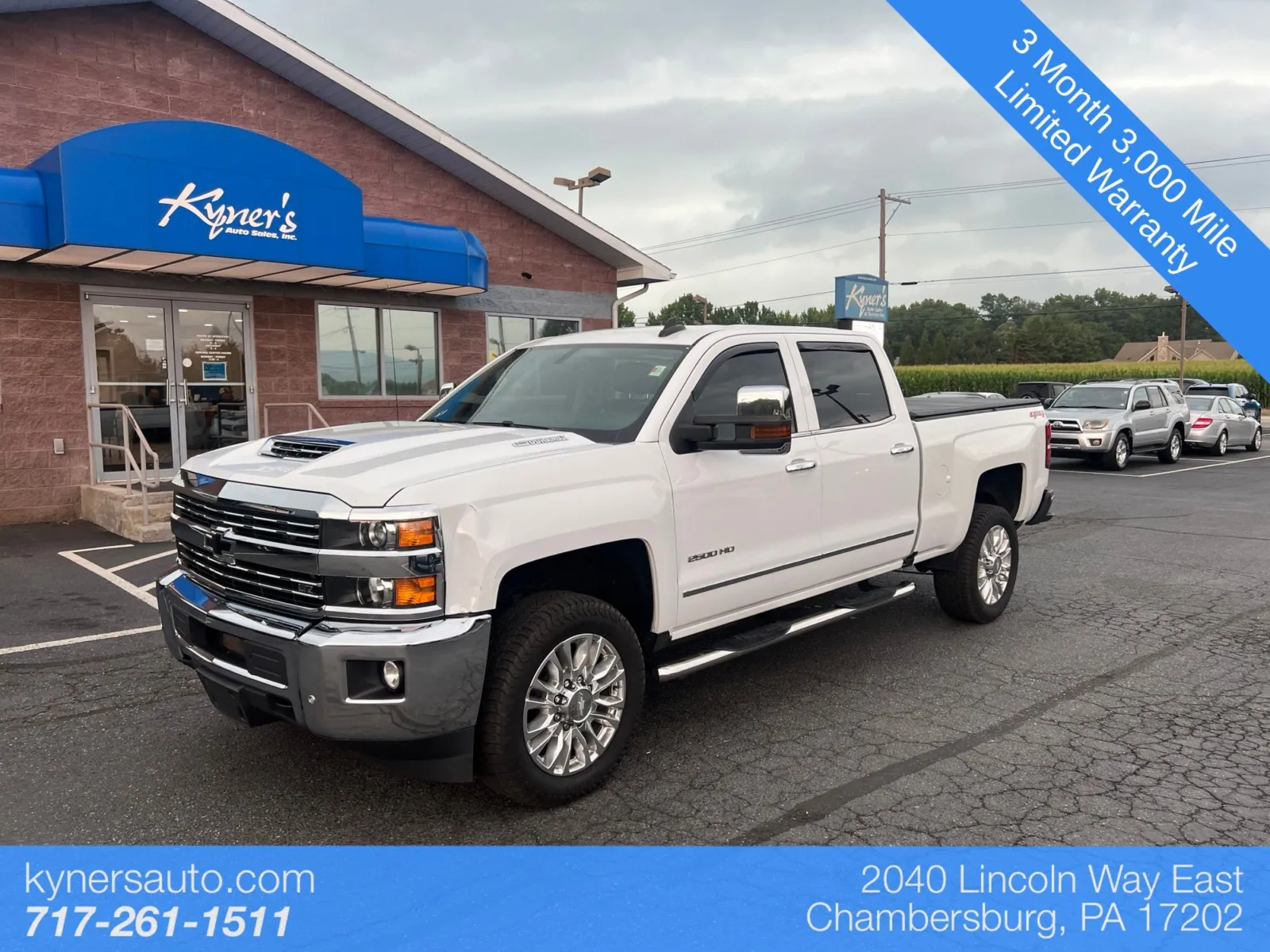 White 2018 Chevrolet Silverado 2500 HD LTZ for sale in Chambersburg, PA
