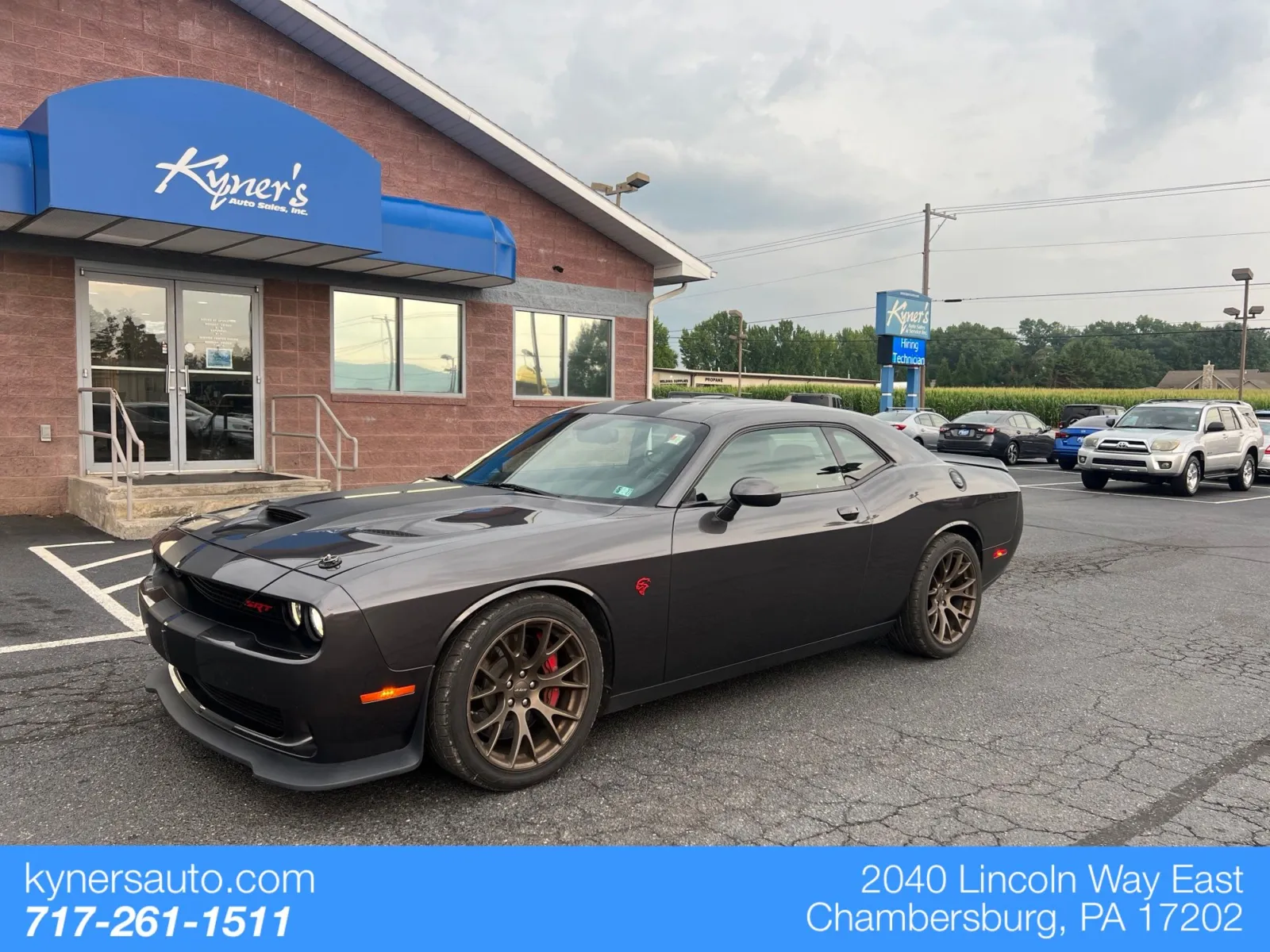 Gray 2016 Dodge Challenger SRT Hellcat for sale in Chambersburg, PA