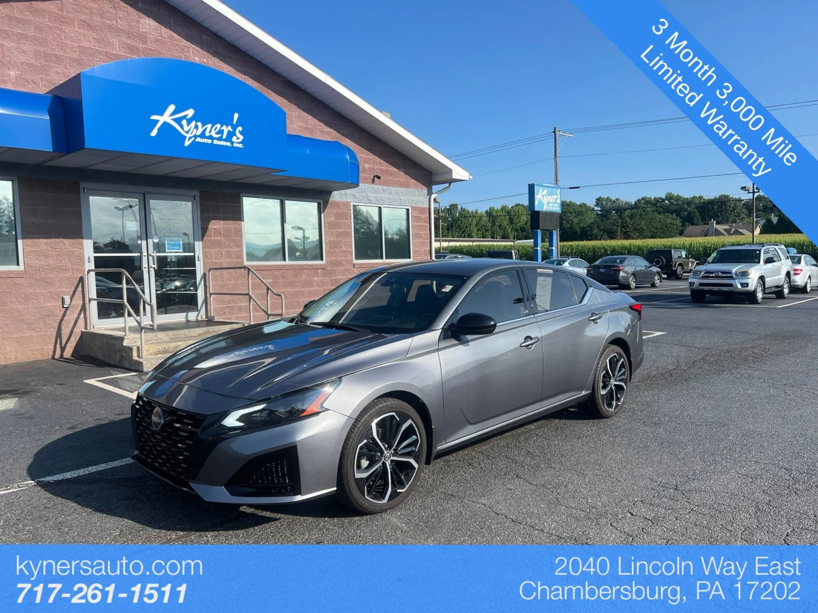 Gray 2023 Nissan Altima 2.5 SR for sale in Chambersburg, PA