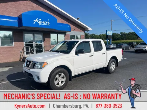 White 2012 Nissan Frontier SV for sale in Chambersburg, PA