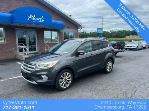 Gray 2017 Ford Escape Titanium for sale in Chambersburg, PA