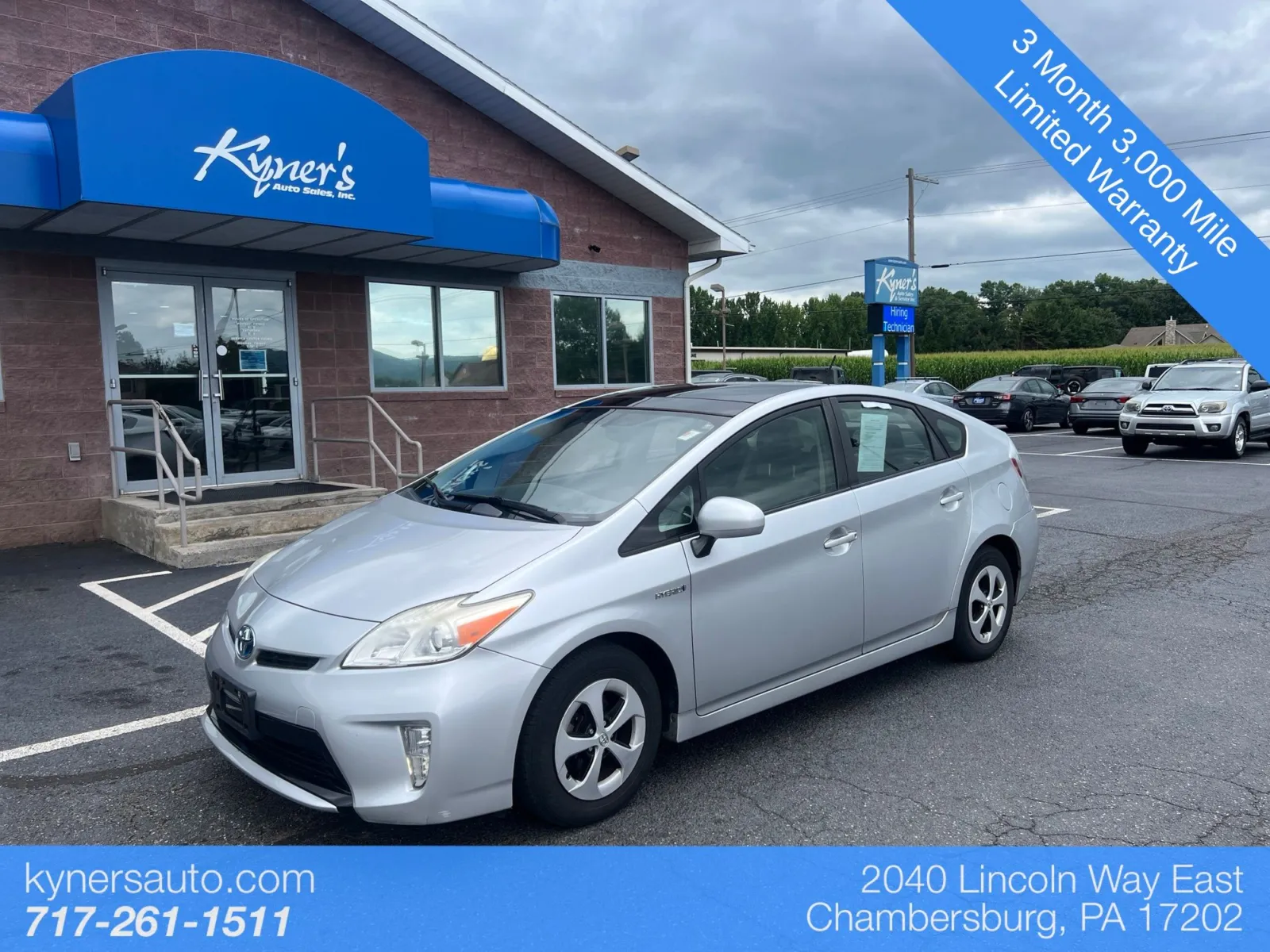 Silver 2012 Toyota Prius Four for sale in Chambersburg, PA