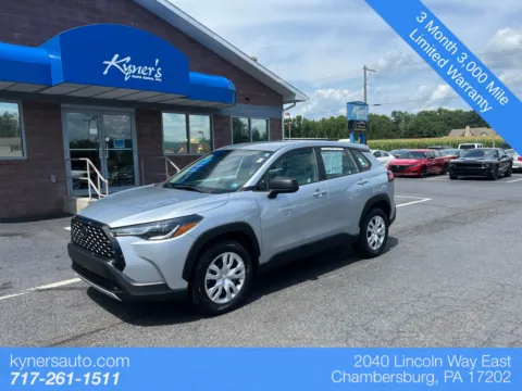 Silver 2022 Toyota Corolla Cross L for sale in Chambersburg, PA