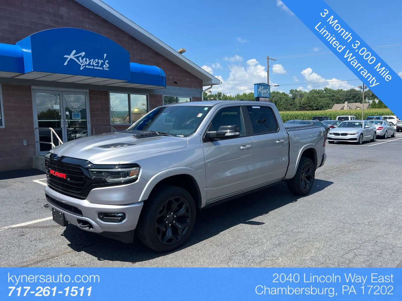 Silver 2022 Ram 1500 Limited for sale in Chambersburg, PA