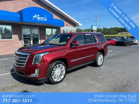 Red 2018 Cadillac Escalade Platinum Edition for sale in Chambersburg, PA