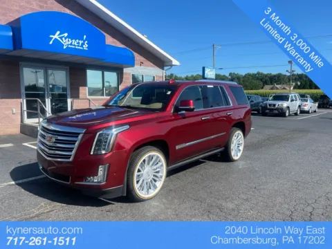 Red 2018 Cadillac Escalade Platinum Edition for sale in Chambersburg, PA