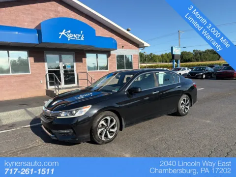 Black 2016 Honda Accord EX for sale in Chambersburg, PA