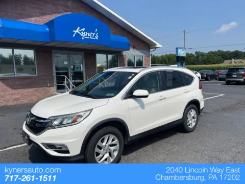 White 2016 Honda CR-V EX-L for sale in Chambersburg, PA