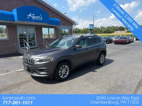 Gray 2021 Jeep Cherokee Latitude Plus for sale in Chambersburg, PA