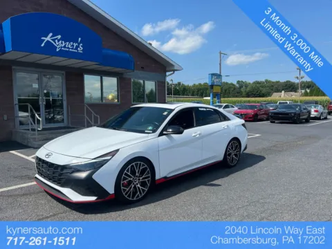 White 2022 Hyundai Elantra N for sale in Chambersburg, PA