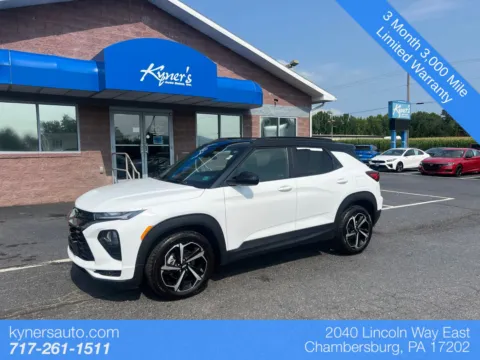 White 2023 Chevrolet TrailBlazer RS for sale in Chambersburg, PA