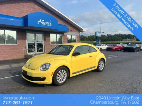 Yellow 2015 Volkswagen Beetle 1.8T Classic for sale in Chambersburg, PA