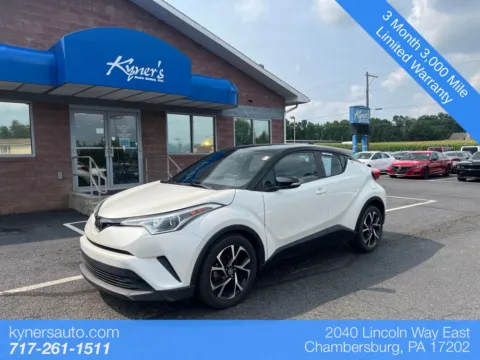 White 2019 Toyota C-HR XLE for sale in Chambersburg, PA