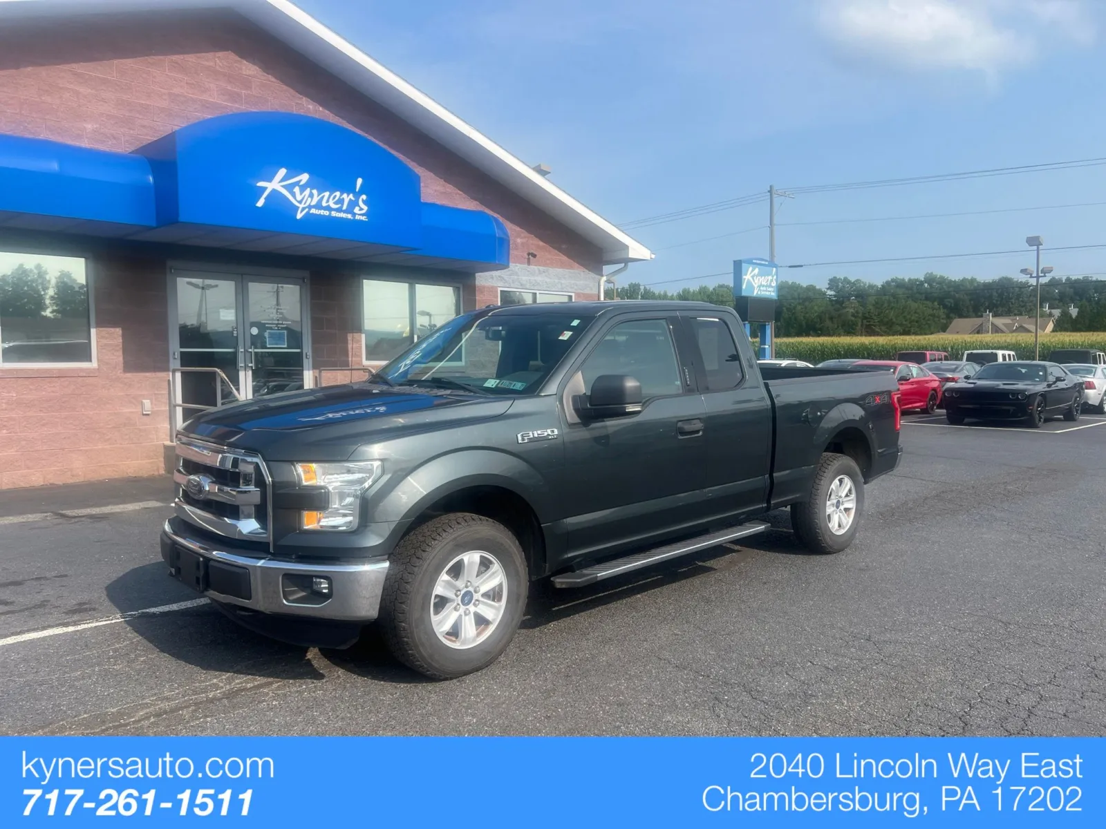 Green 2015 Ford F-150 XLT for sale in Chambersburg, PA