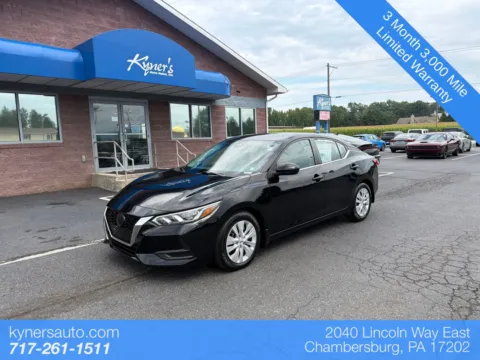 Black 2022 Nissan Sentra S for sale in Chambersburg, PA