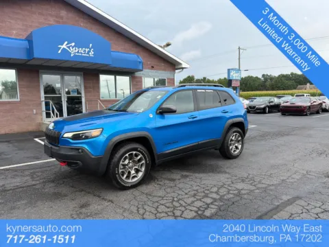 Blue 2021 Jeep Cherokee Trailhawk for sale in Chambersburg, PA