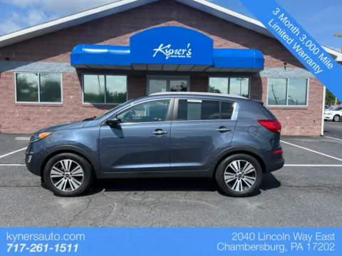 Blue 2016 Kia Sportage EX for sale in Chambersburg, PA