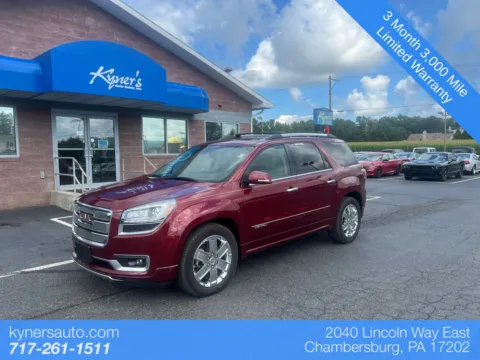 Red 2015 GMC Acadia Denali for sale in Chambersburg, PA