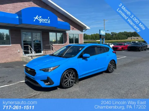 Blue 2024 Subaru Impreza Sport for sale in Chambersburg, PA