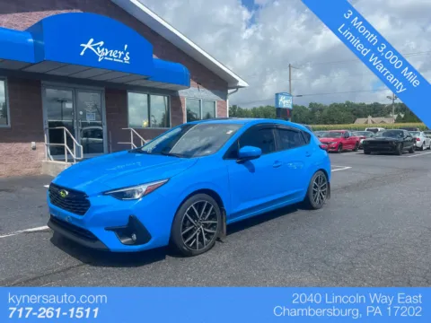 Blue 2024 Subaru Impreza Sport for sale in Chambersburg, PA