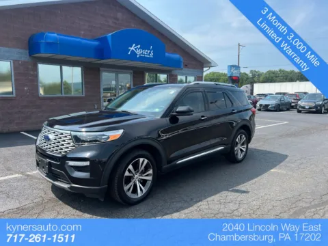 Black 2020 Ford Explorer Platinum for sale in Chambersburg, PA